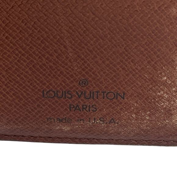 Authentic Louis Vuitton Monogram French Kiss Lock Coin Purse Wallet - Picture 11 of 14